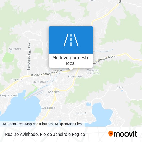 Rua Do Avinhado mapa