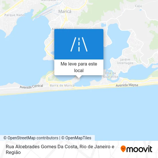Rua Alcebrades Gomes Da Costa mapa
