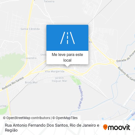 Rua Antonio Fernando Dos Santos mapa