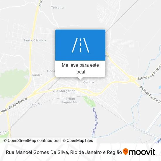 Rua Manoel Gomes Da Silva mapa