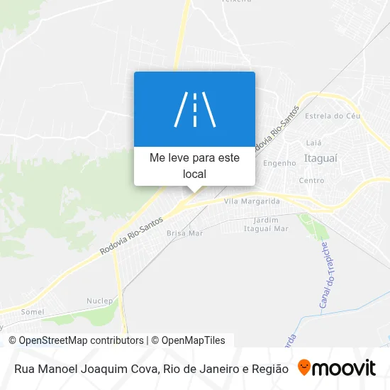 Rua Manoel Joaquim Cova mapa