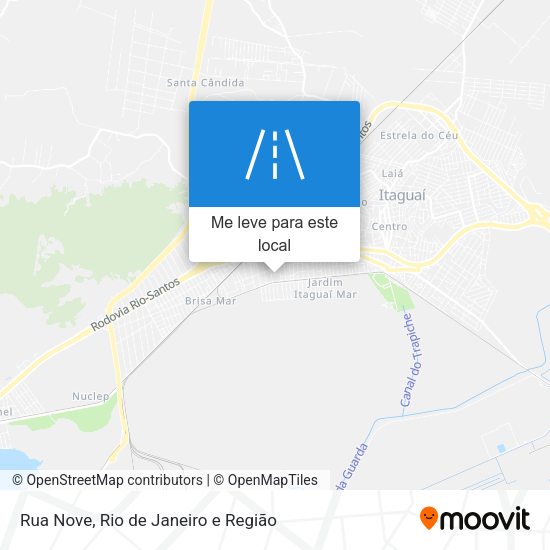 Rua Nove mapa