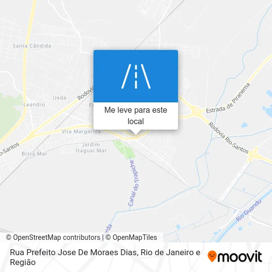 Rua Prefeito Jose De Moraes Dias mapa