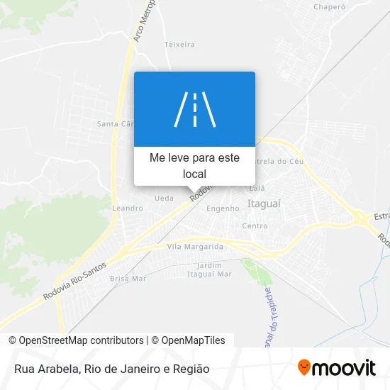 Rua Arabela mapa