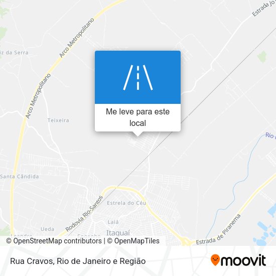 Rua Cravos mapa