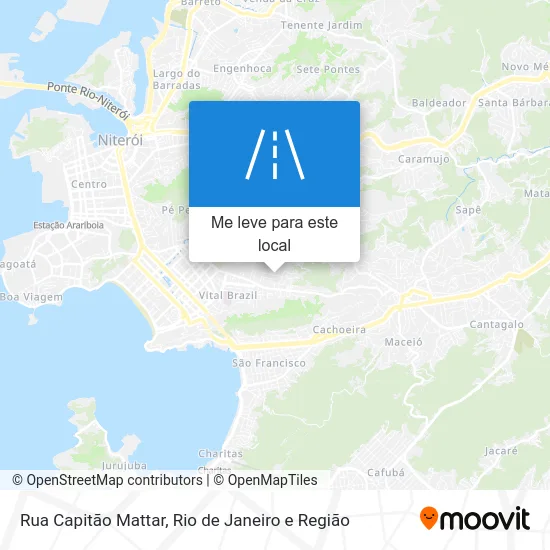 Rua Capitão Mattar mapa
