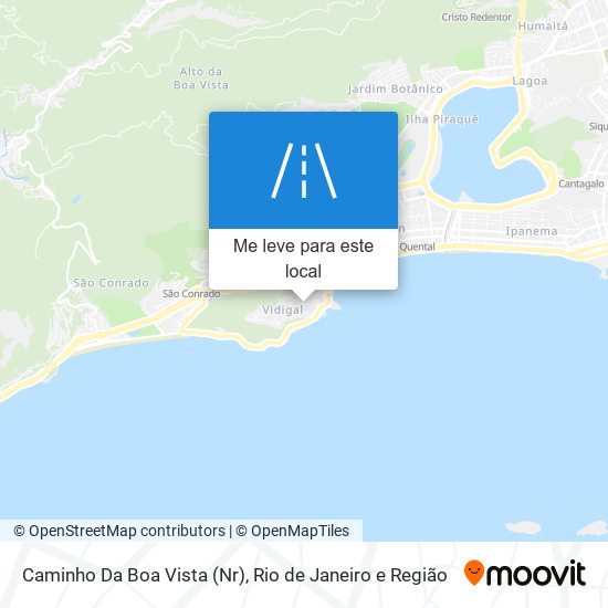 Caminho Da Boa Vista (Nr) mapa