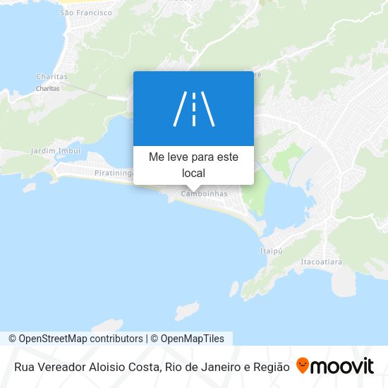 Rua Vereador Aloisio Costa mapa