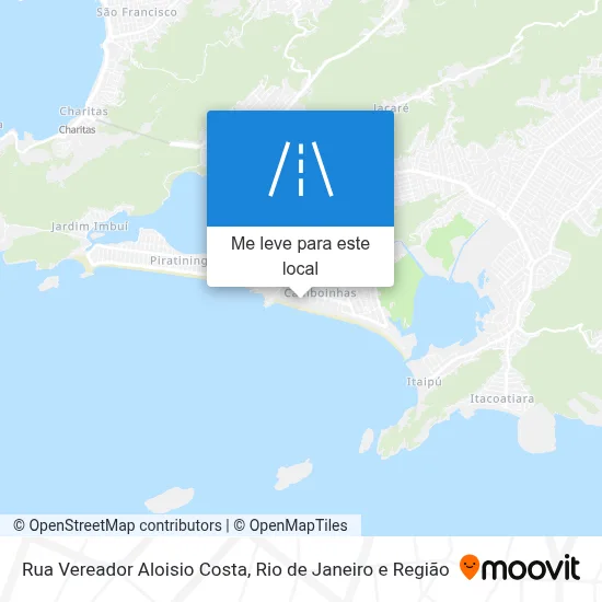Rua Vereador Aloisio Costa mapa