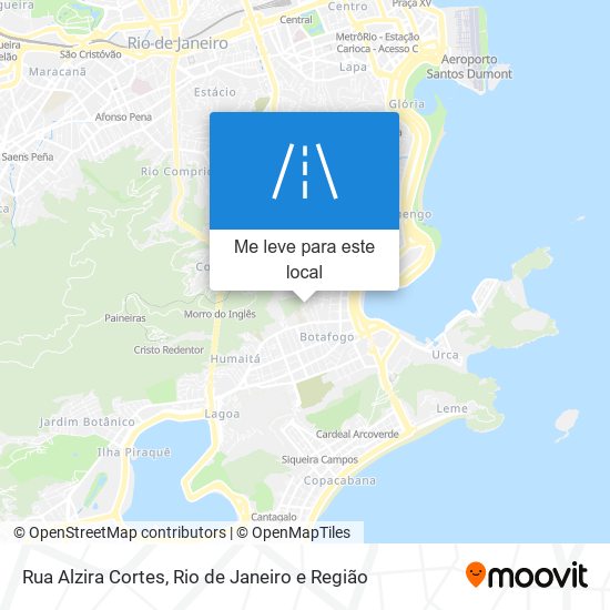 Rua Alzira Cortes mapa