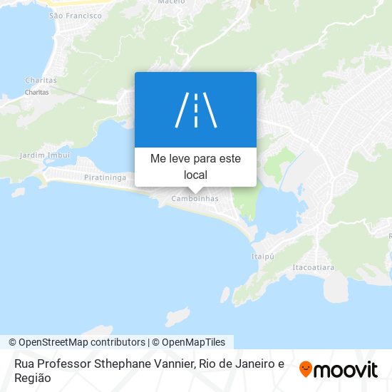 Rua Professor Sthephane Vannier mapa