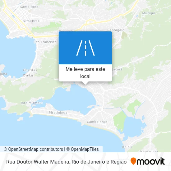 Rua Doutor Walter Madeira mapa