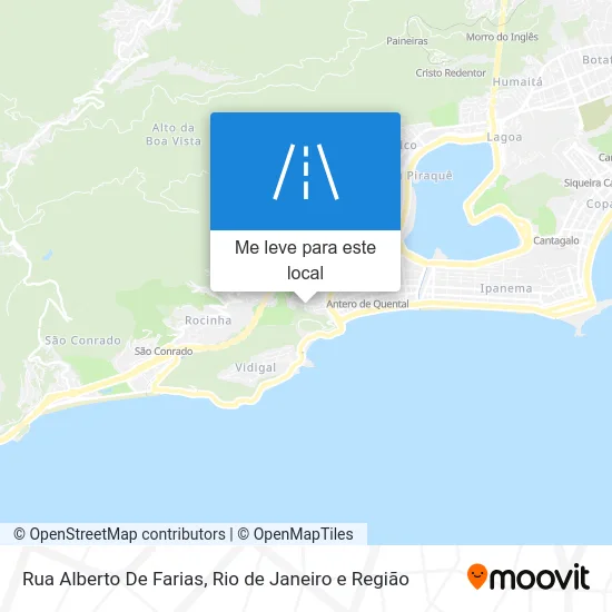 Rua Alberto De Farias mapa