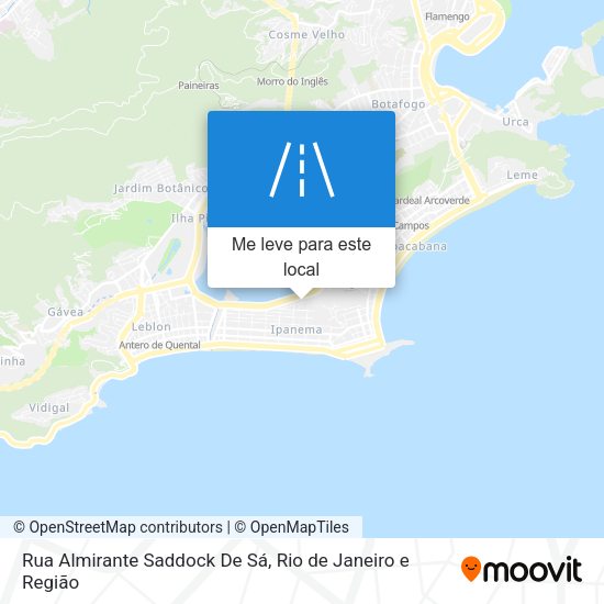 Rua Almirante Saddock De Sá mapa
