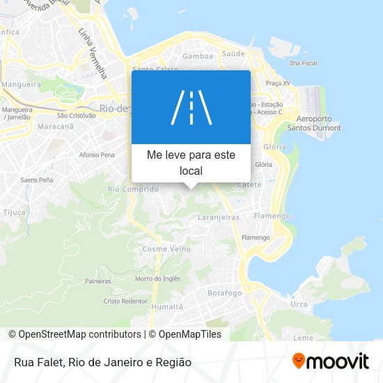 Rua Falet mapa