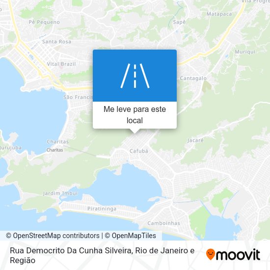 Rua Democrito Da Cunha Silveira mapa