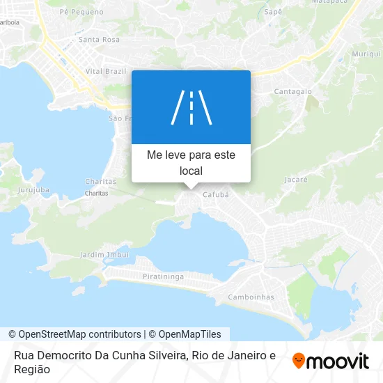 Rua Democrito Da Cunha Silveira mapa