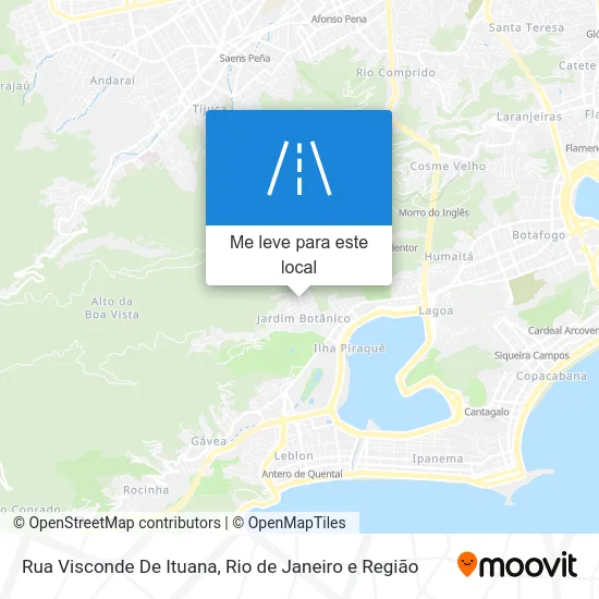 Rua Visconde De Ituana mapa
