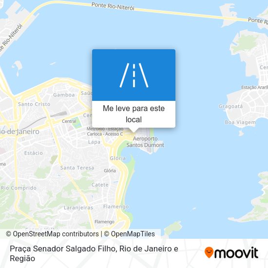 Praça Senador Salgado Filho mapa