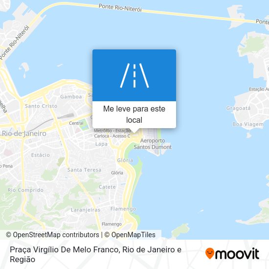 Praça Virgílio De Melo Franco mapa