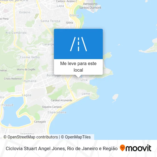 Ciclovia Stuart Angel Jones mapa