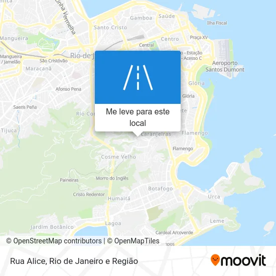 Rua Alice mapa