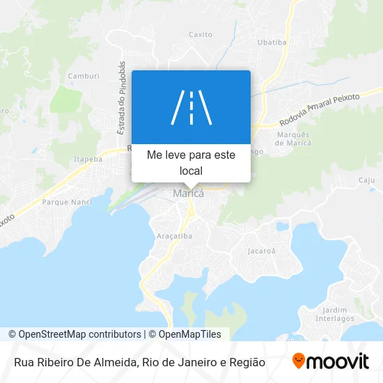 Rua Ribeiro De Almeida mapa