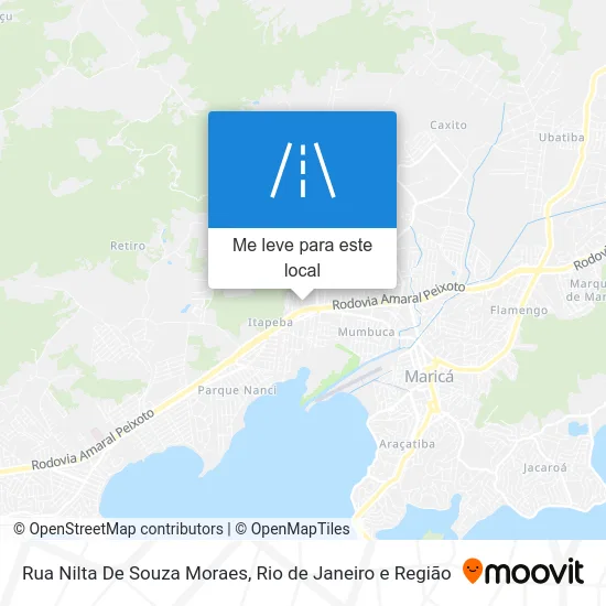 Rua Nilta De Souza Moraes mapa