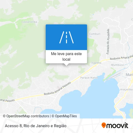 Acesso 8 mapa