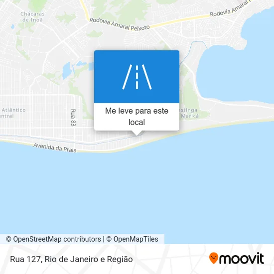 Rua 127 mapa