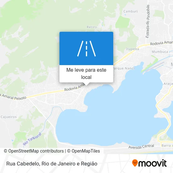 Rua Cabedelo mapa