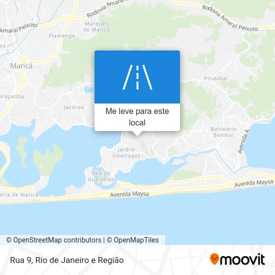 Rua 9 mapa