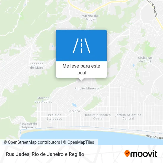Rua Jades mapa