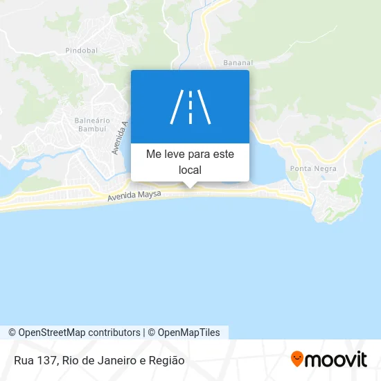 Rua 137 mapa