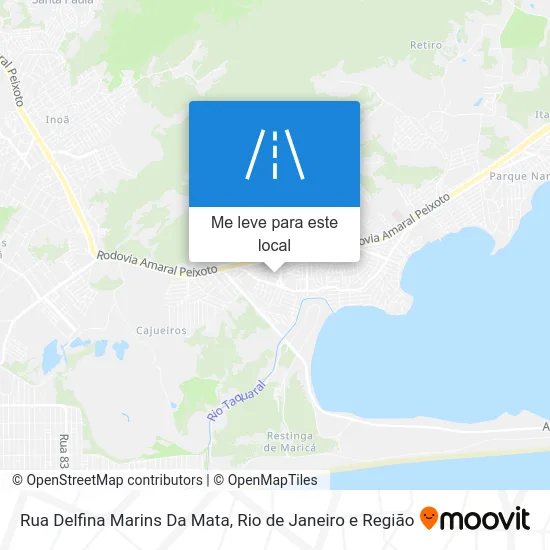 Rua Delfina Marins Da Mata mapa