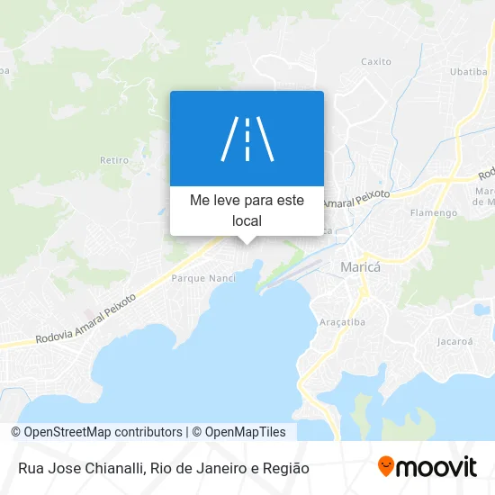 Rua Jose Chianalli mapa