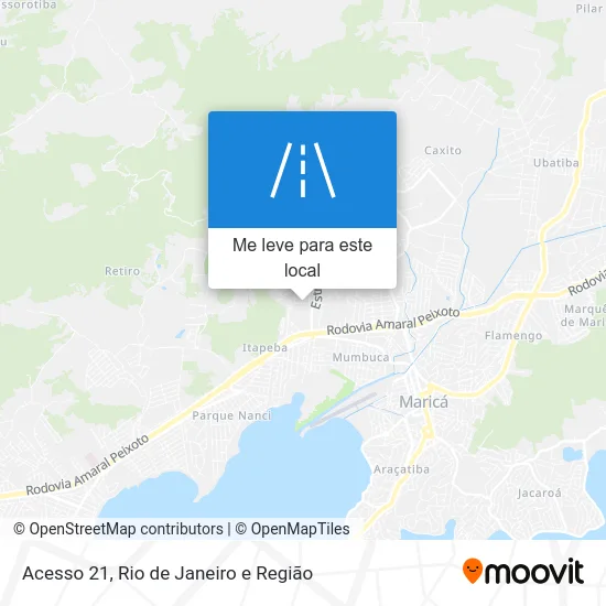 Acesso 21 mapa
