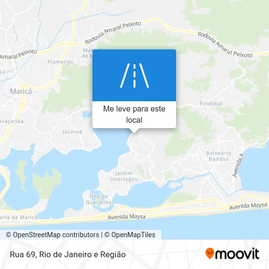 Rua 69 mapa
