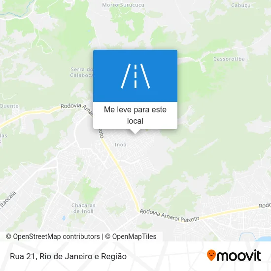 Rua 21 mapa