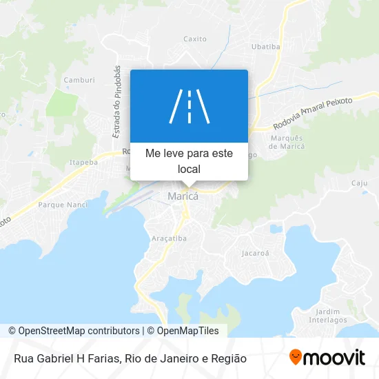 Rua Gabriel H Farias mapa