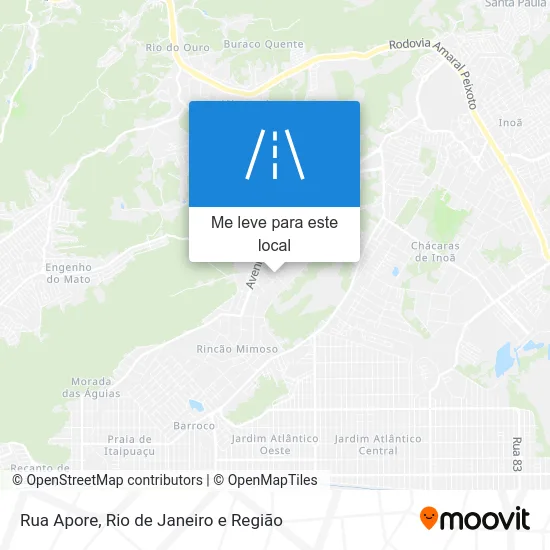 Rua Apore mapa