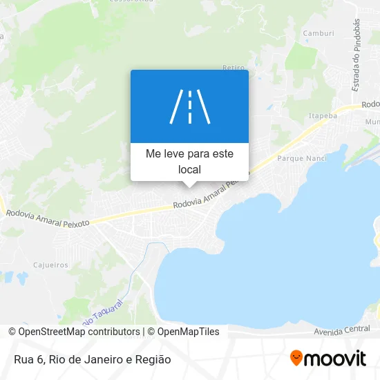 Rua 6 mapa