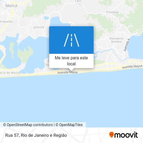 Rua 57 mapa