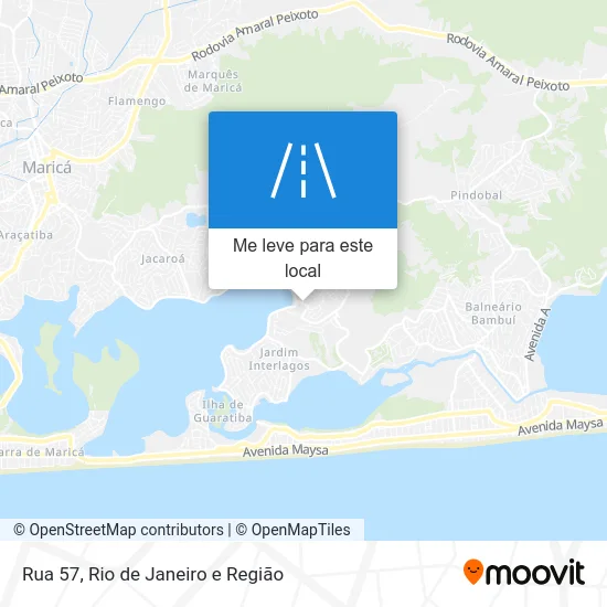 Rua 57 mapa