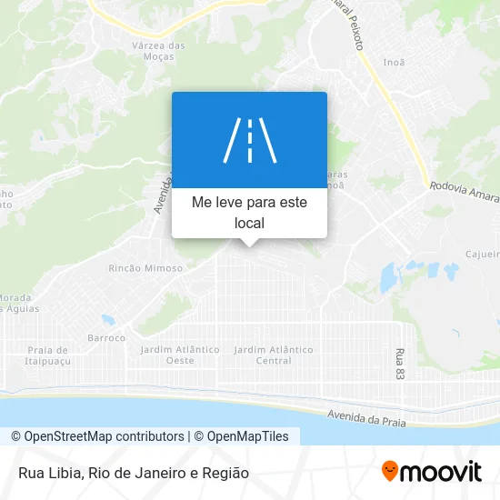 Rua Libia mapa