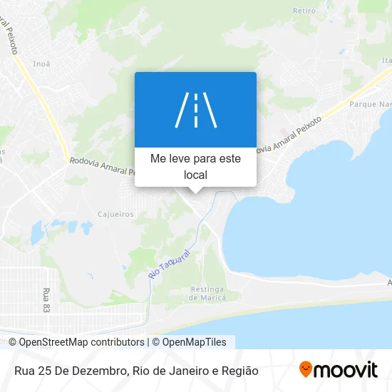 Rua 25 De Dezembro mapa