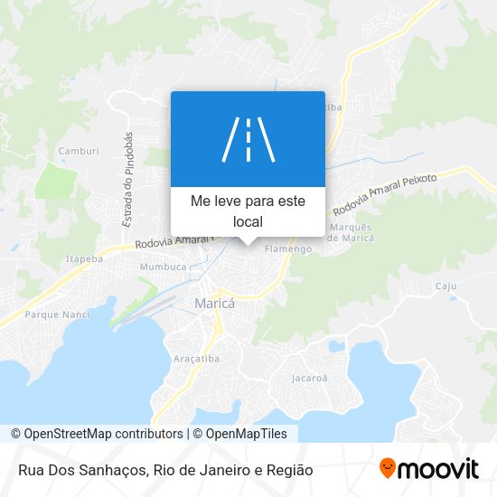 Rua Dos Sanhaços mapa