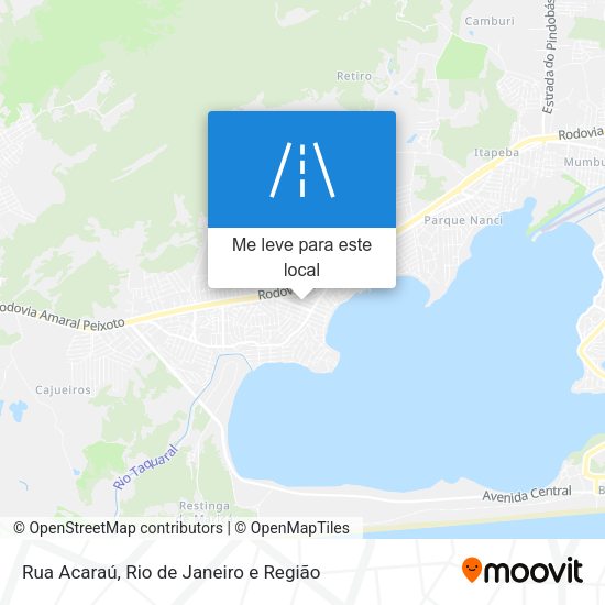 Rua Acaraú mapa