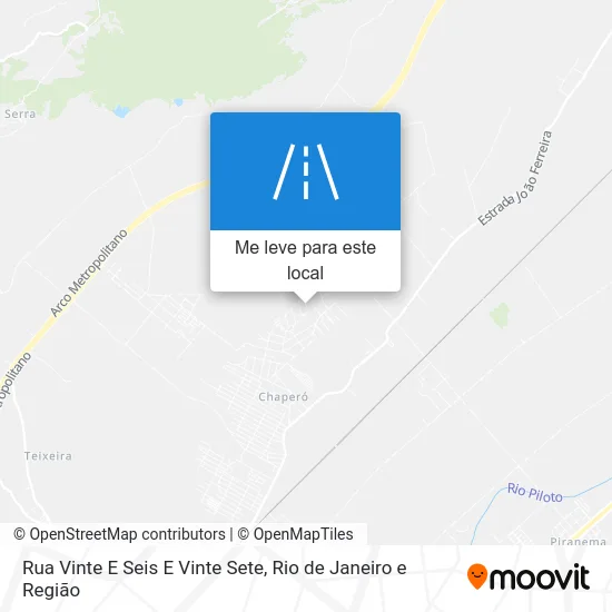 Rua Vinte E Seis E Vinte Sete mapa