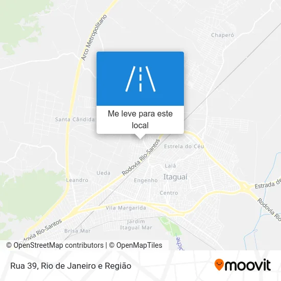 Rua 39 mapa